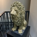 Leon the Lion made from bullet casings - Securite Gun Club